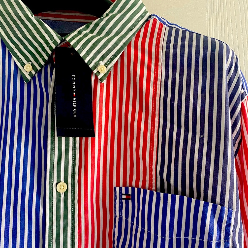 Tommy Hilfiger Mens Long Sleeve Shirt. Size Large